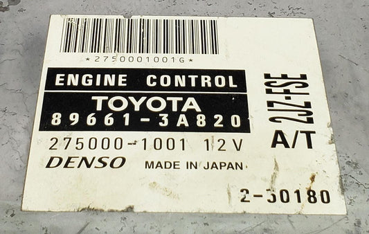 Engine Control Unit for Toyota Crown 2000 TA-JZS175 | ECU ECM 89661-3A820 275000-1001