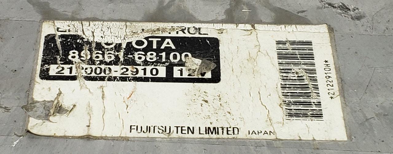 Engine Control Unit (ECU/ECM) for Toyota Wish ANE10G – Part No. 89661-68100