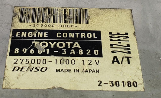 Engine Control Unit for Toyota Crown 2000 TA-JZS175 | ECU ECM 89661-3A820 275000-1000