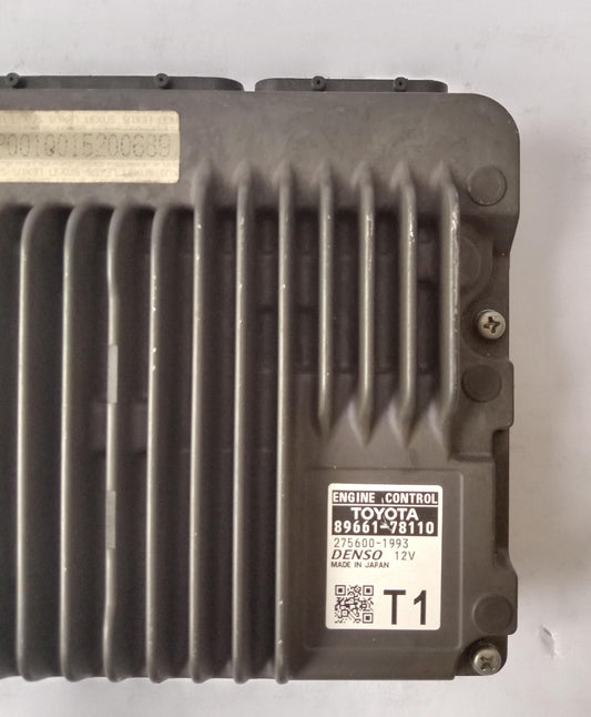 Toyota Engine Control Unit ECU ECM 89661-78110 DENSO 275600-1993
