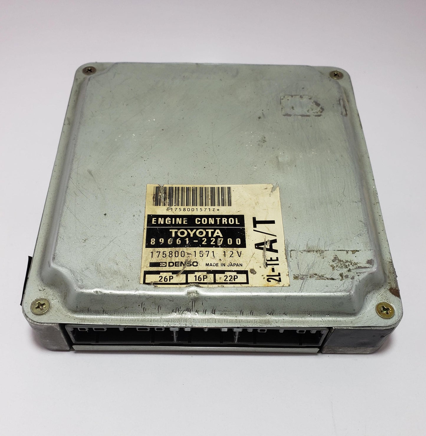 Toyota ECU ECM Engine Control Unit 89661-22700 | 2L-TE Diesel A/T | 175800-1571