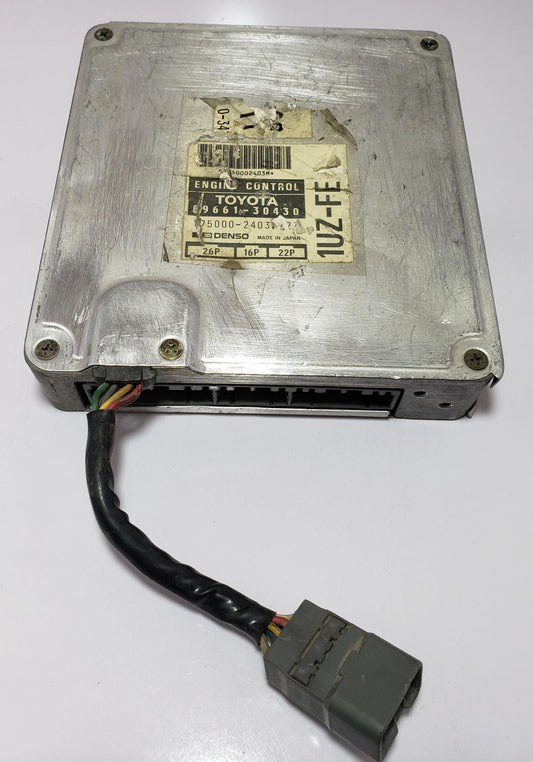 Engine Control Unit TOYOTA Crown 1989 E-UZS131 89661-30430, 175000-2403 ECU