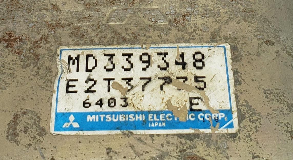 EFI Control Unit ECU ECM for Mitsubishi Pajero V21 4G64 | MD339348 E2T37775