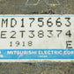 Engine control unit Mitsubishi MD175663 E2T38374 ecu ecm