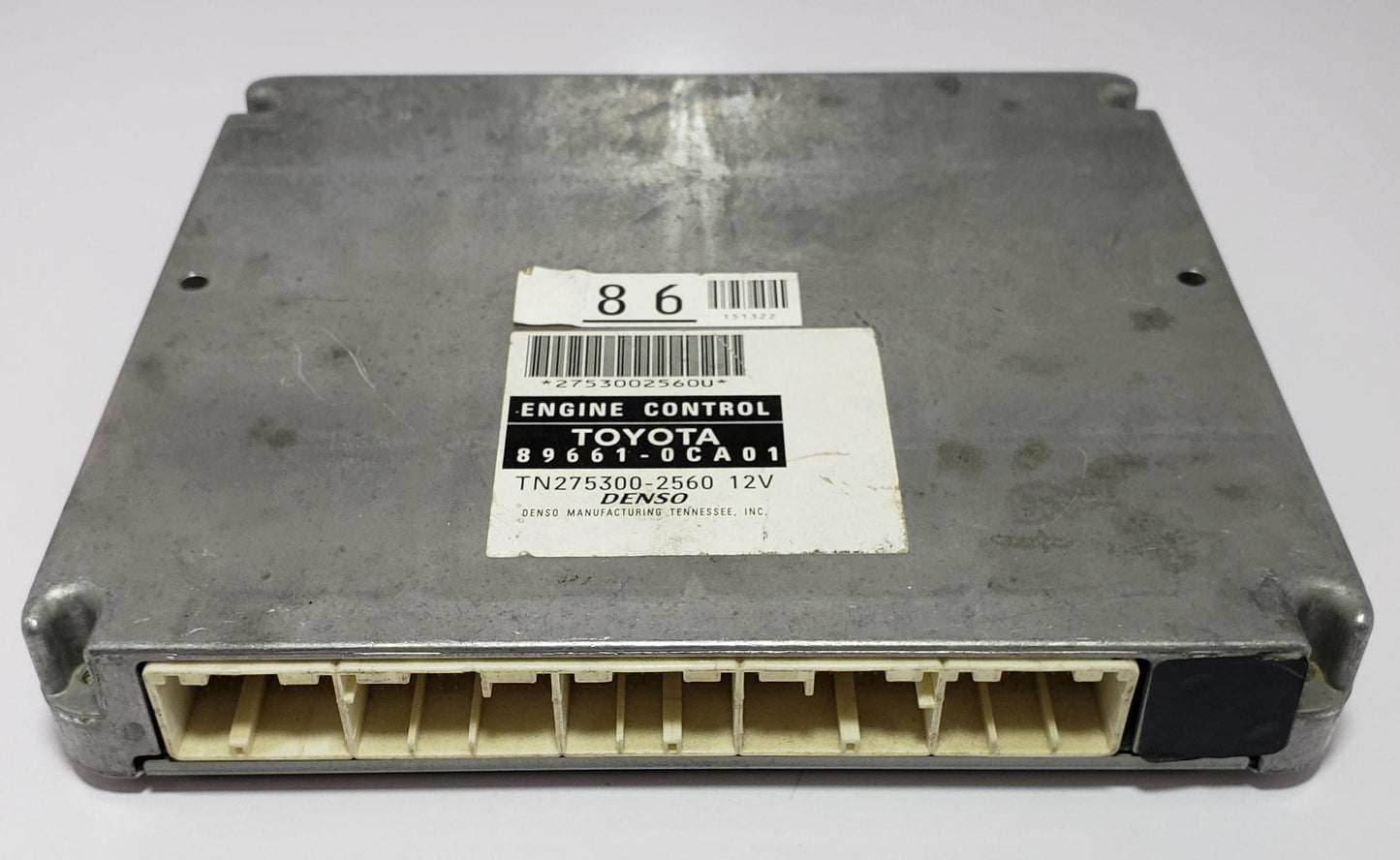2007 Toyota Sequoia Engine Control Module ECU ECM 89661-0CA01 275300-2560 4.7L V8 4x2 OEM