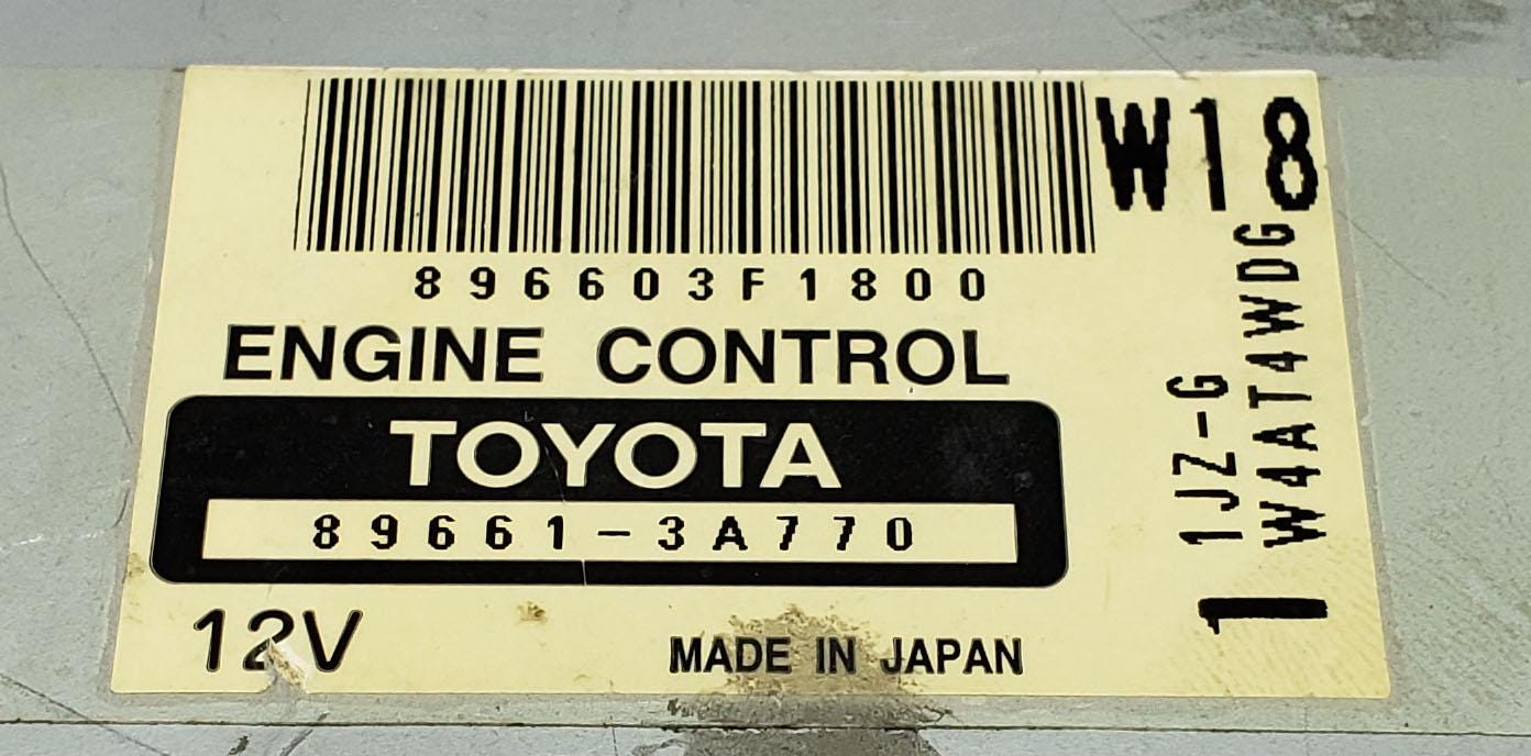 Engine Control Unit for Toyota Crown 2000 TA-JZS173W | ECU ECM 89661-3A770