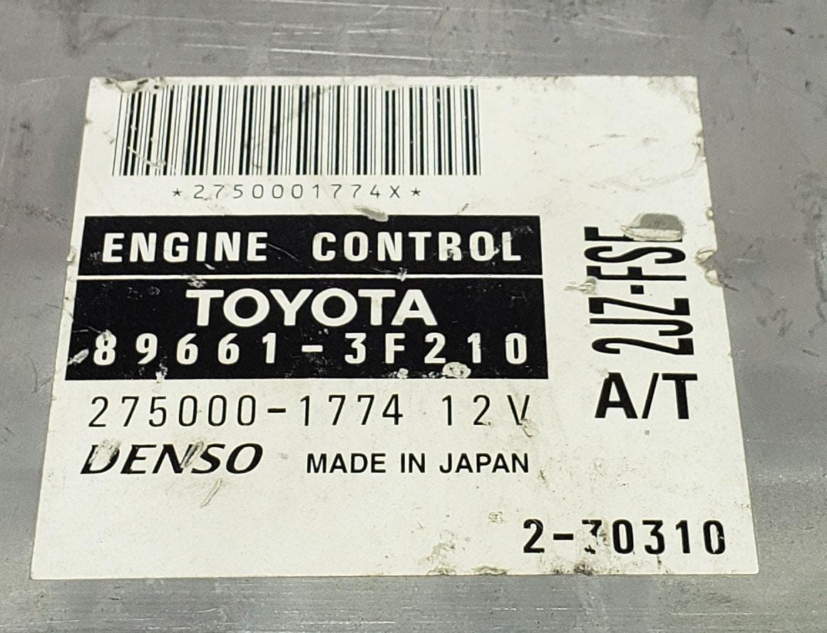 Toyota Crown JKS175 Engine Control Unit ECU/ECM | 89661-3F210 | 275000-1774