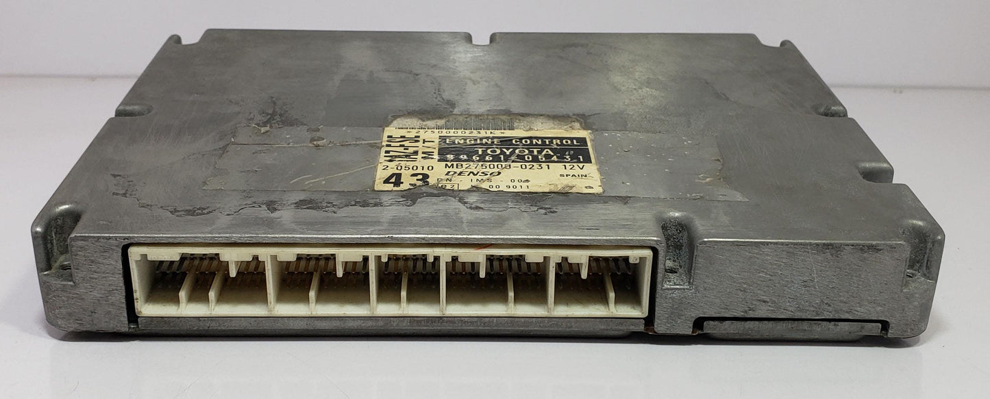 Toyota Avensis ENGINE Control Unit ECU ECM 89661-05431 8966105431 MB275000-0231