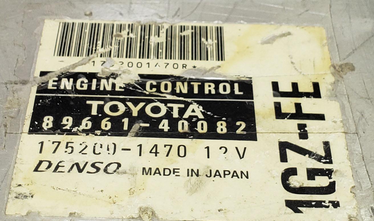 Engine Control Unit ECU TOYOTA Century 1998 E-GZG50 89661-40082 175200-1470 ECU
