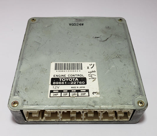Toyota 89661-22760 1JZ-G Ecu Pcm Jdm used 89601220602 ECU oem
