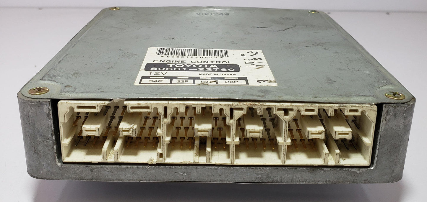 Toyota 89661-22760 1JZ-G Ecu Pcm Jdm used 89601220602 ECU oem