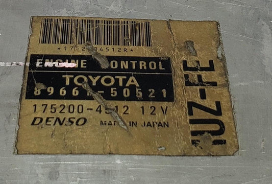 94-97 Toyota CELSIOR Lexus Ls400 Engine Control Unit ECU 89661-50521 JDM 1uz-fe