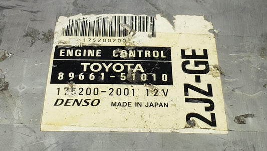 Toyota Engine ECU 2JZ-GE JDM Used 89661-51010 175200-2001