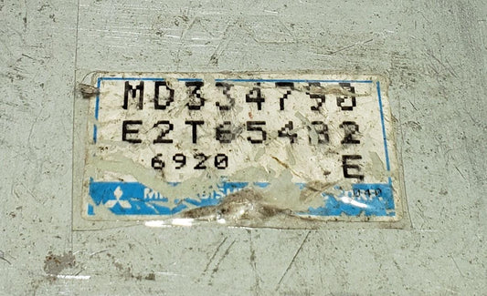 83-92 MITSUBISHI CHARIOT MD334790 E2T65482 Ecu Ecm