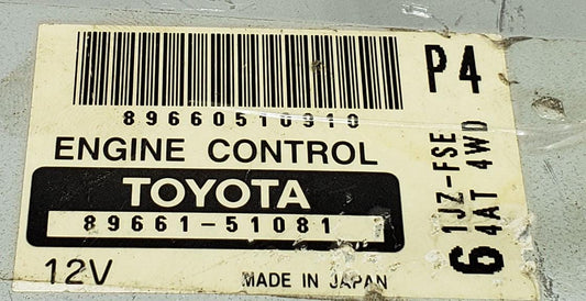 Engine Computer Genuine Parts Computer 89661-51081 1JZ-FSE 4AT 4WD ECU ECM