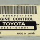 Toyota Brevis 2005 Engine Control Unit ECU 89661-51091 1JZ-FSE TA-JCG10