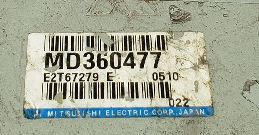Engine control unit mitsubishi MD360477 ecu ecm