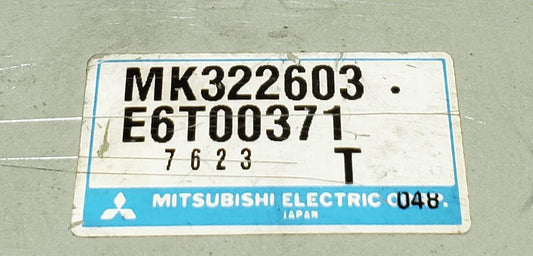 Engine Control Unit MITSUBISHI Delica space gear 1997 KD-PD8W MK322603 E6T00371