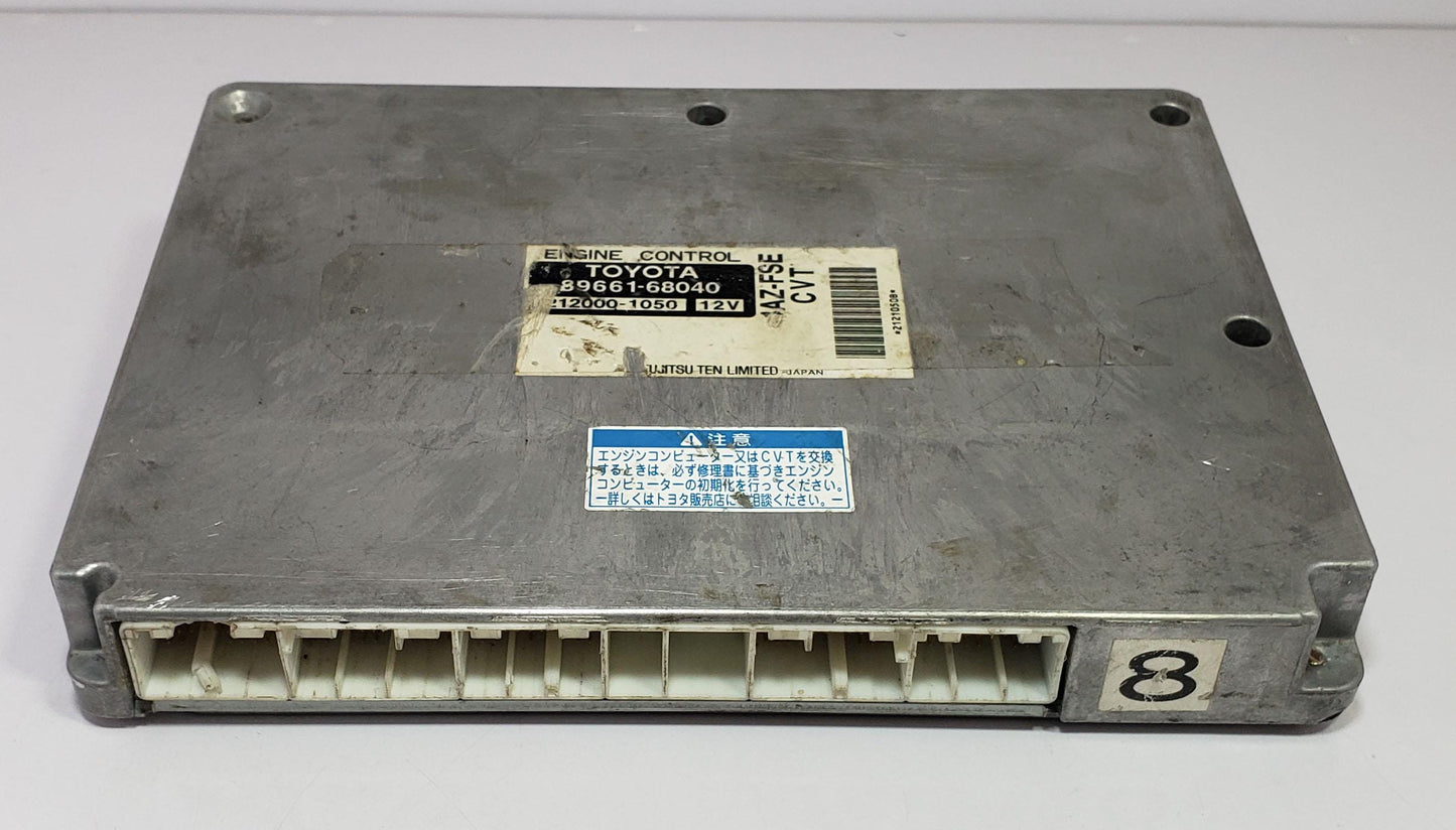 Engine Control Unit TOYOTA Wish 2004 CBA-ANE11W 89661-68040 212000-1050 1AZ-FSE