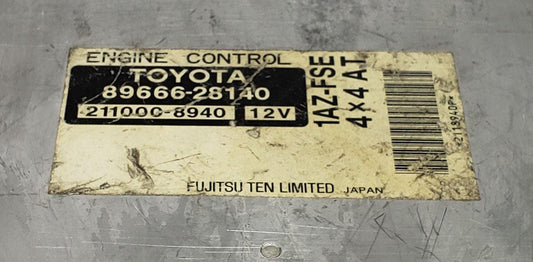 Toyota Noah 2001-2004 Engine Computer 1AZ FSE 89666-28140 211000-8940 ECU ECM