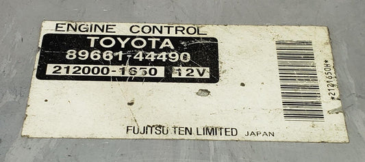 Toyota 89661-44490 Engine Control Module 89661-44490Unit Ecm Pcm ECU