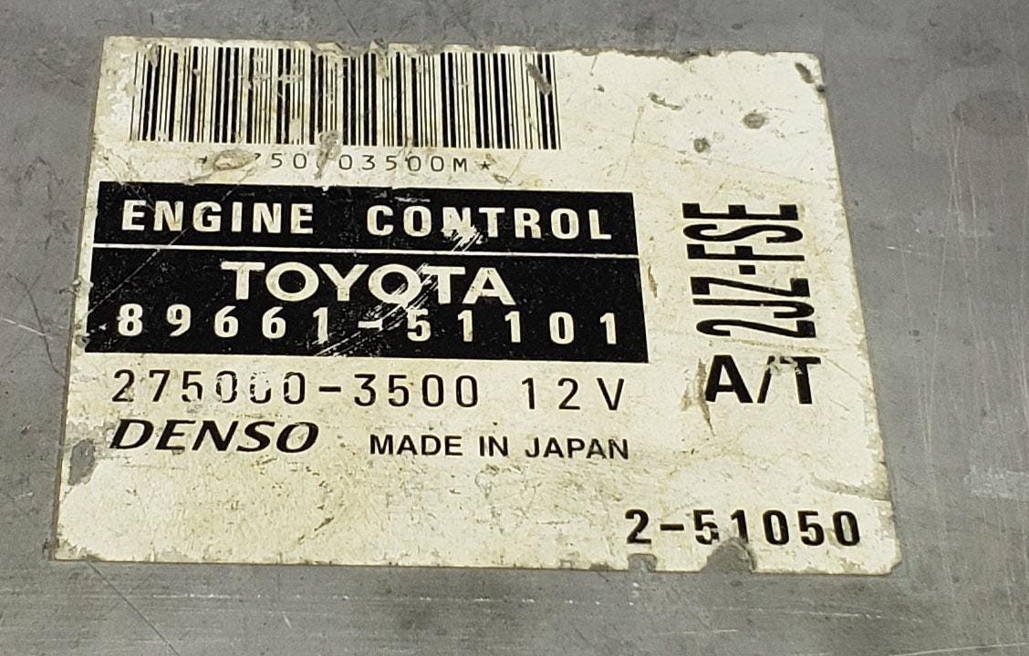 Engine Control Unit TOYOTA Brevis 2007 TA-JCG11 89661-51101 275000-3500 2JZ-FSE