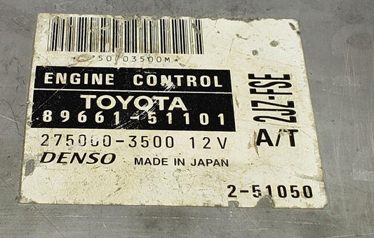 Engine Control Unit TOYOTA Brevis 2007 TA-JCG11 89661-51101 275000-3500 2JZ-FSE