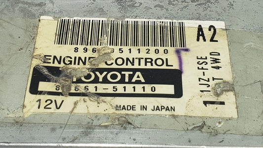 Toyota Brevis JCG15 1JZ-FSE EFI Engine Control Unit ECM 89661-51110