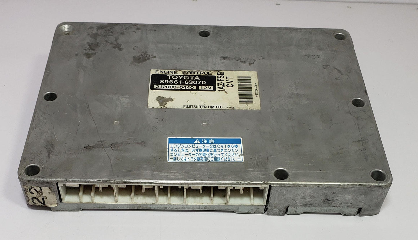 Engine Control Unit Toyota Opal 2002 TA-ACT10 89661-63070 212000-0440 ECU