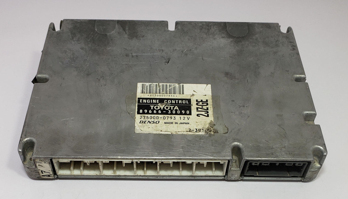 Toyota Engine Control Unit 2JZ-GE 89666-30090 Jdm Ecu Ecm Pcm 275000-0793