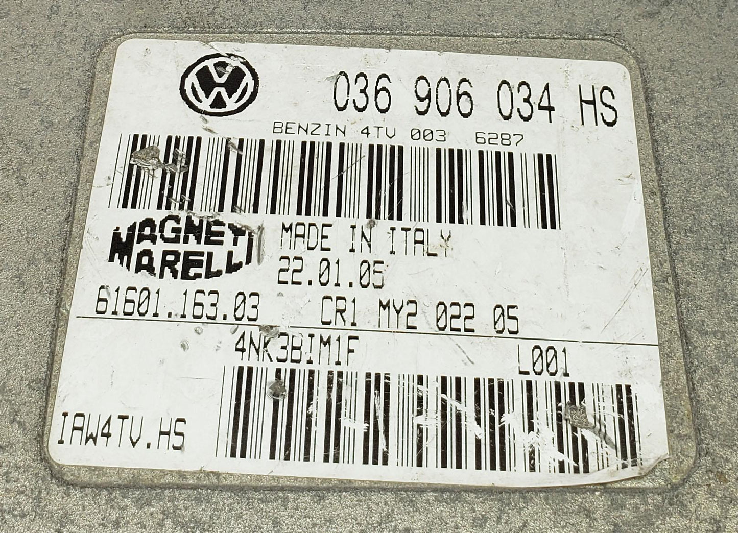Engine Control Module for 2002 VW Polo 1.4 16V Petrol | ECU ECM 036906034HS