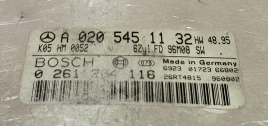 Engine ECU for Mercedes-Benz | Bosch ECM 0261204116 A0205451132 Plug & Play