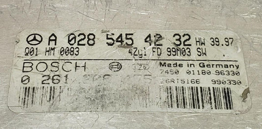 Engine Control Unit for Mercedes | ECU ECM A0285454232 Bosch 0261206455
