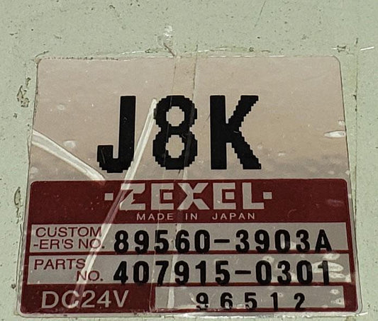Zexel Hino Engine Control Unit Ecu Ecm J08C-TC 89560-3060A 407910-8680 Oem Used