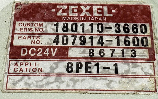 Engine Control Unit by Zexel | ECU ECM 407914-1600 180110-3660