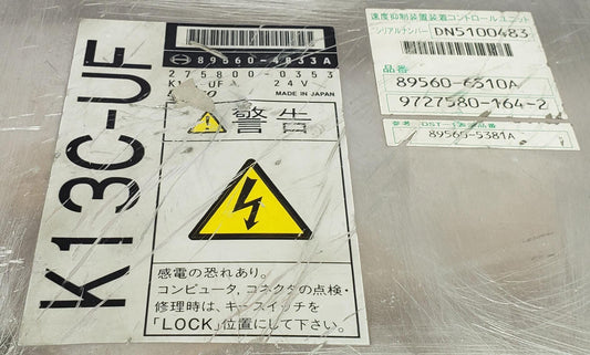 Hino teravipurofia K13C 89560-6510A Engine Control Unit ECU ECM R5-6-7