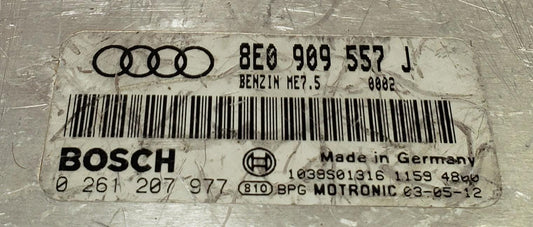 Engine Control Module for Audi A4 A6 | 0261207977 8E0909557J