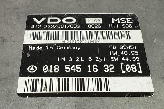 Control Unit for Mercedes-Benz | Original VDO ECU ECM 0185451632