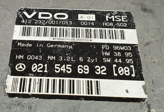 Engine Control for Mercedes Clase S (W140) 3.2 24V Cat | ECU ECM 0215456932