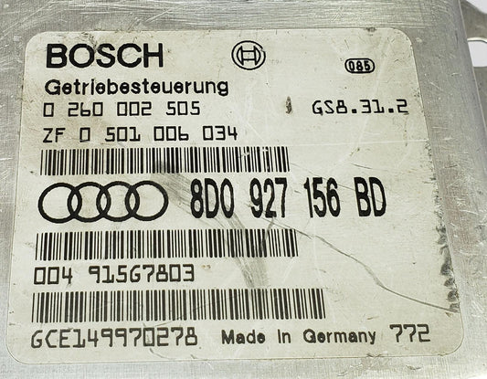ENGINE Controller 8D0927156BD 0260002505 Audi Bosch ECU ECM