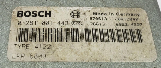 Rover Electronic Box Bosch New 0281001443 JDM ERR6803 AMR5624 ERR6208