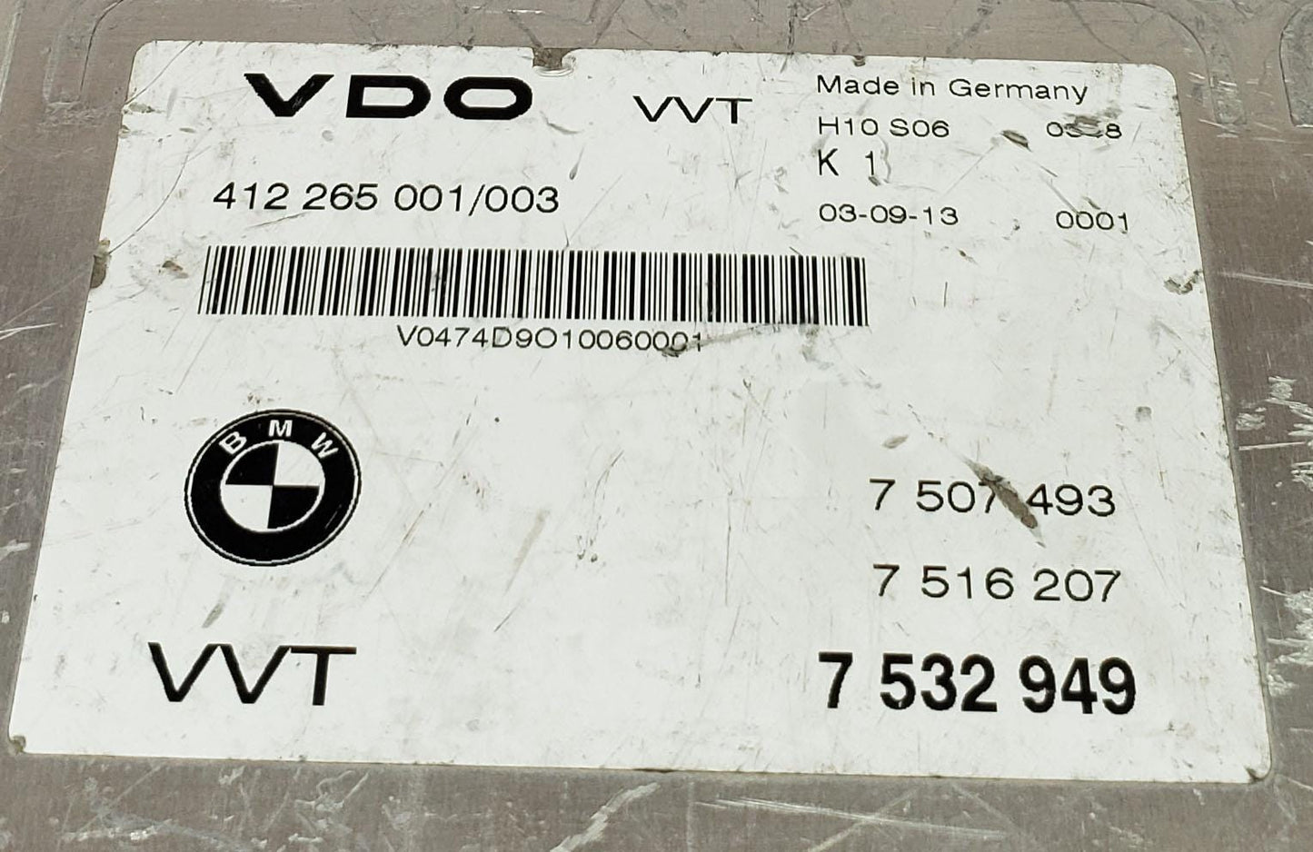 Engine Controller Valvetronic for BMW E46ECU ECM VDO 412265001 412265001/003