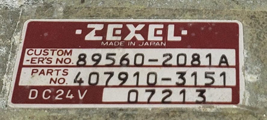 Original K13C E13C HO7C EH7C EH700 HO7C HO7D Truck 89560-2081A 40790-3151