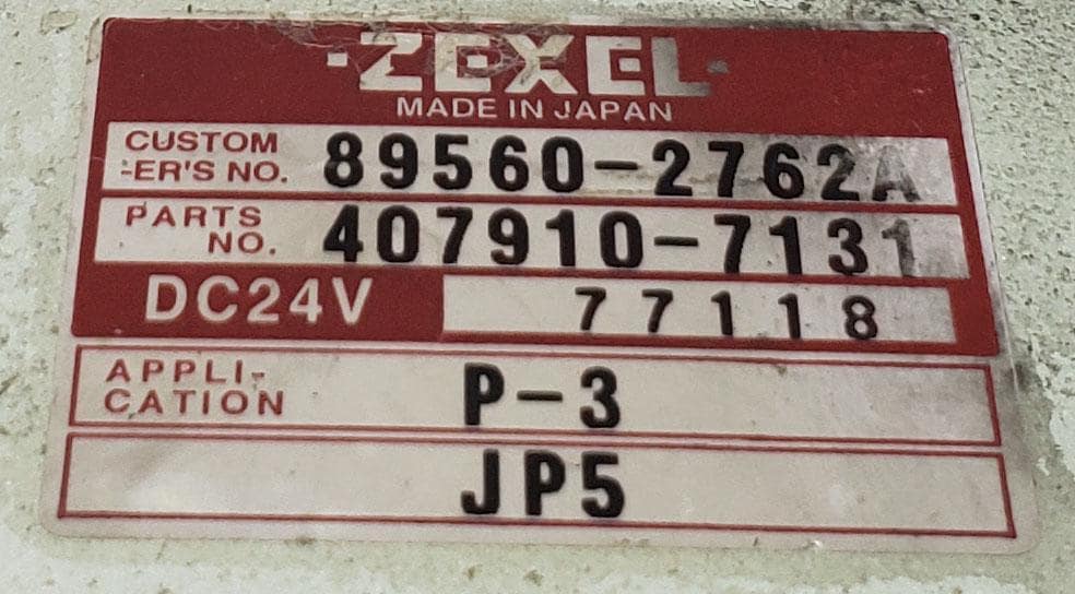 Hino control unit HINO Profia P11C-TC FN2 10t 89560-2762A 407910-7131 ecu ecm