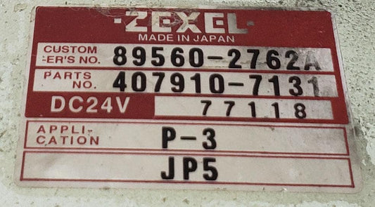 Hino control unit HINO Profia P11C-TC FN2 10t 89560-2762A 407910-7131 ecu ecm