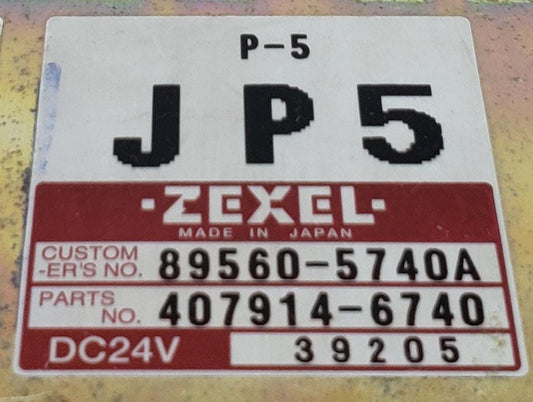 Engine Control Unit for Zexel 24V | ECU ECM 89560-5770A 407914-6740 39205
