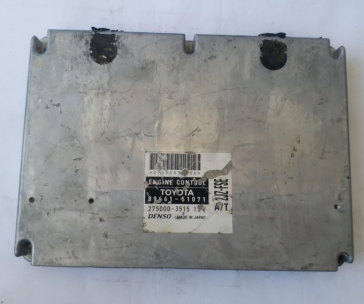Toyota ECU ECM 89661-51071 275000-3515 2JZ-FSE A/T engine control module used
