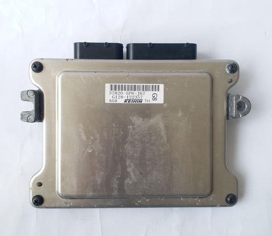 Honda engine control unit ECU PCM 37820-5P6-J65 G128-122357 JDM used tested