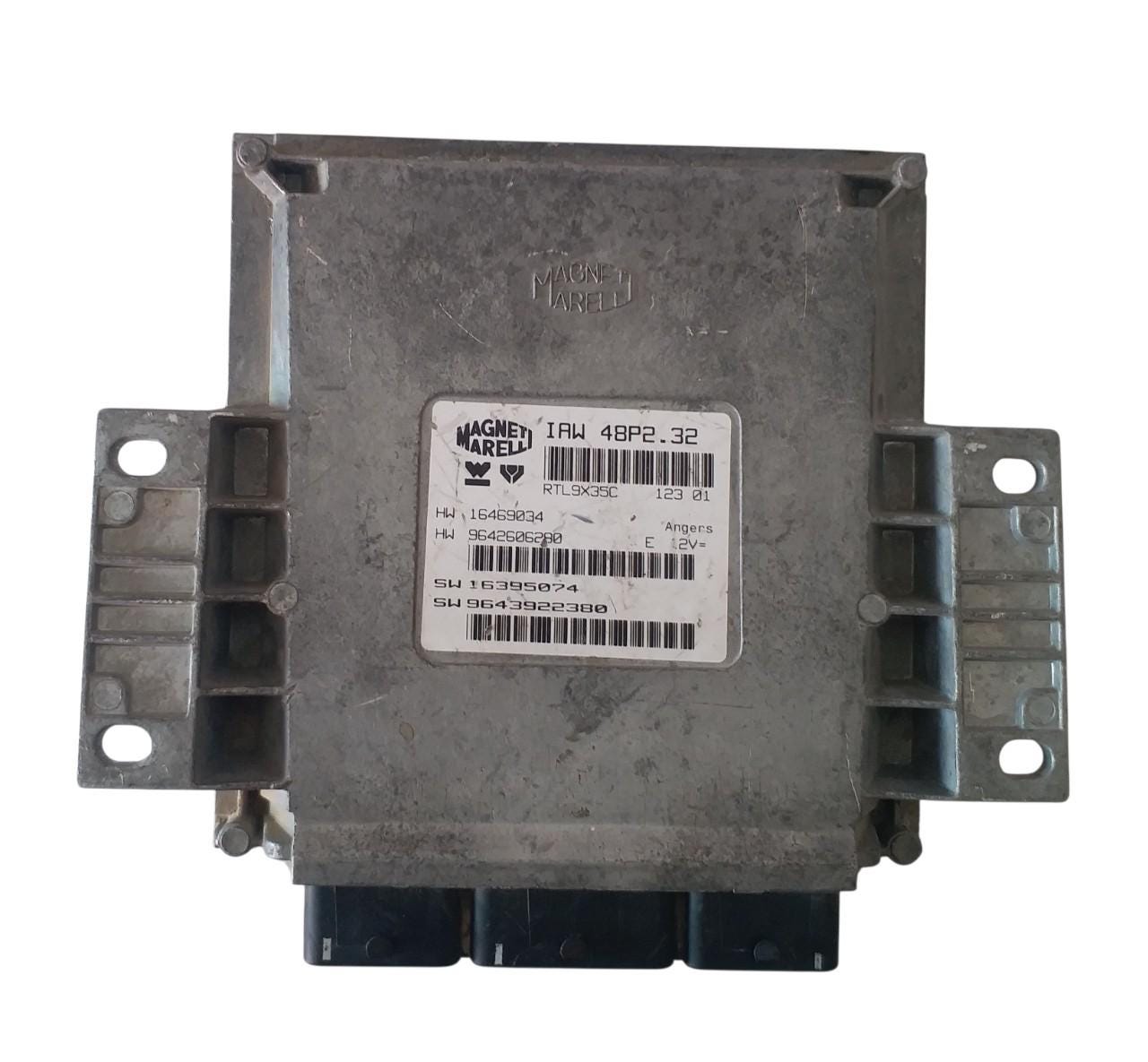ECU ECM Engine Control Unit IAW48P232 16469034 9642606280
