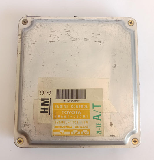 Toyota Hilux Surf LN130 1991-1994 2L-TE Diesel A/T ECU ECM 89661-35701